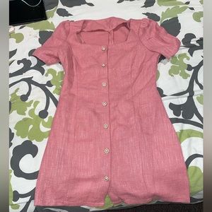 Vintage bubble gum pink dress